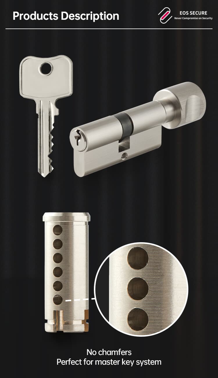 single open lock cylinder schlage keyway