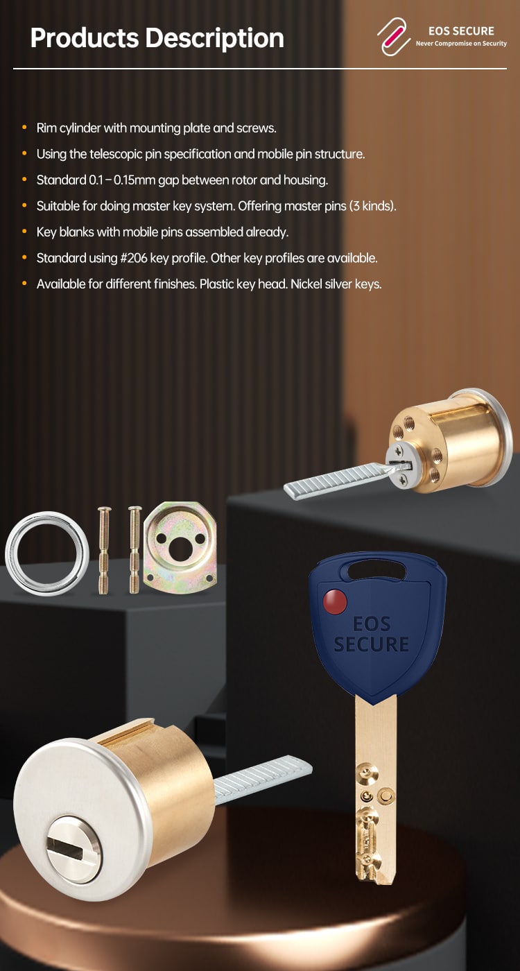 security rim lock cylinder