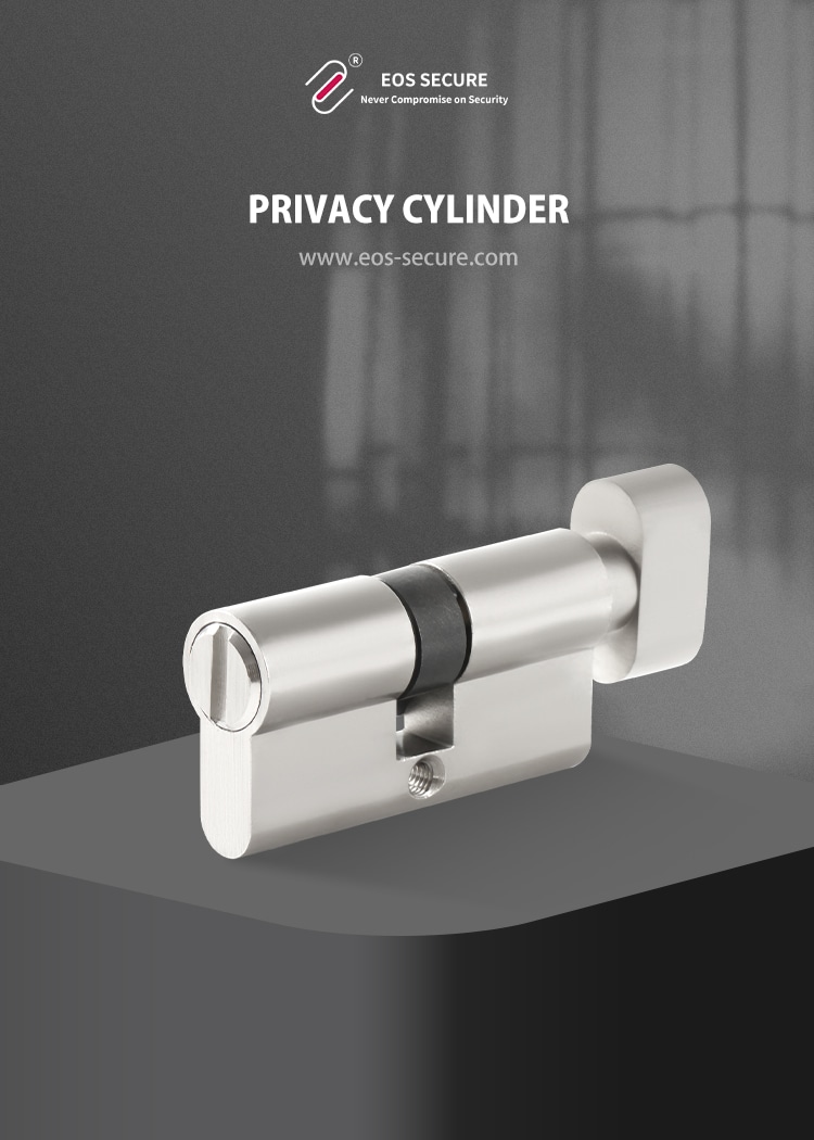profile privacy lock cylinder with thumbturn