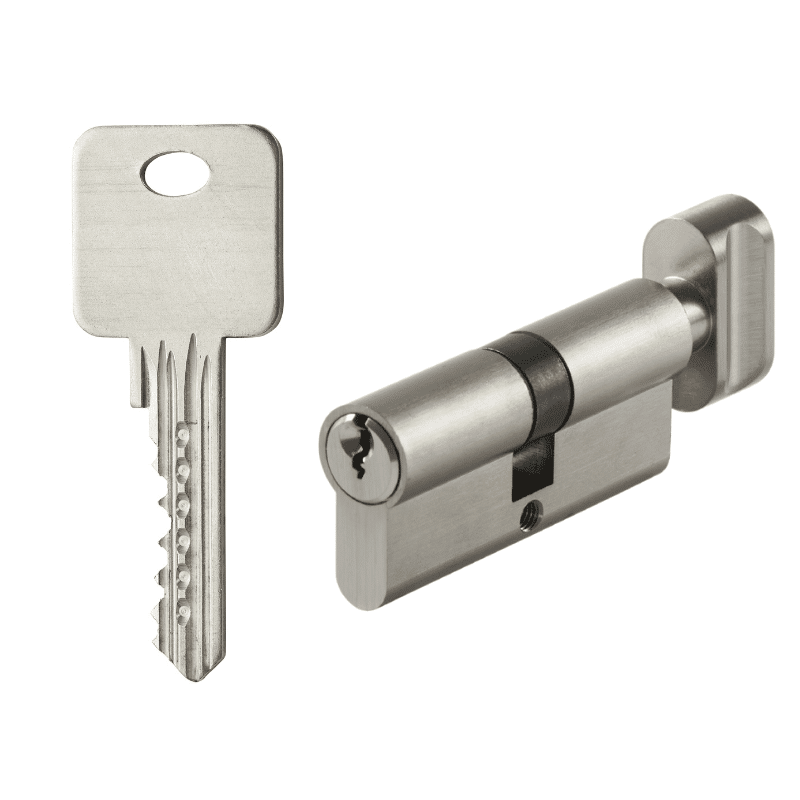 Patented keyway key profile master key system brass high security side