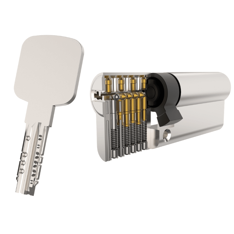 Best high security 3 star class C types of euro profile side pin brass