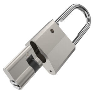 brass padlock