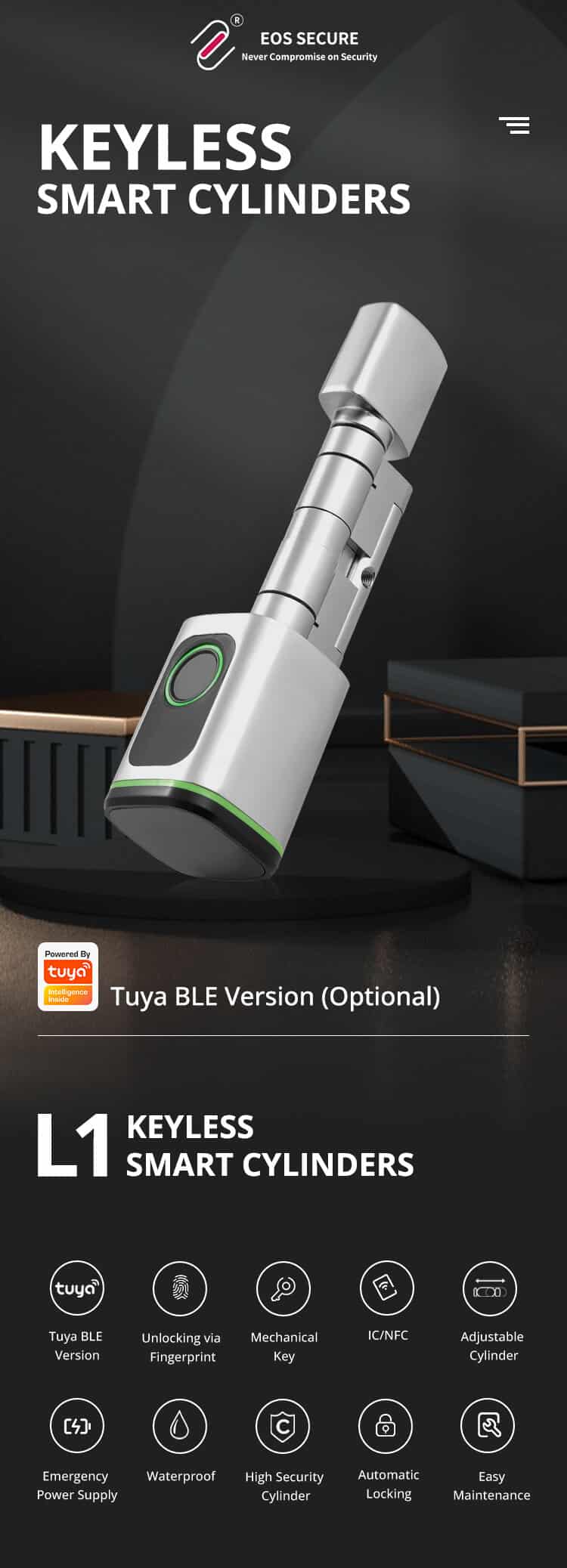 keyless smart cylinders