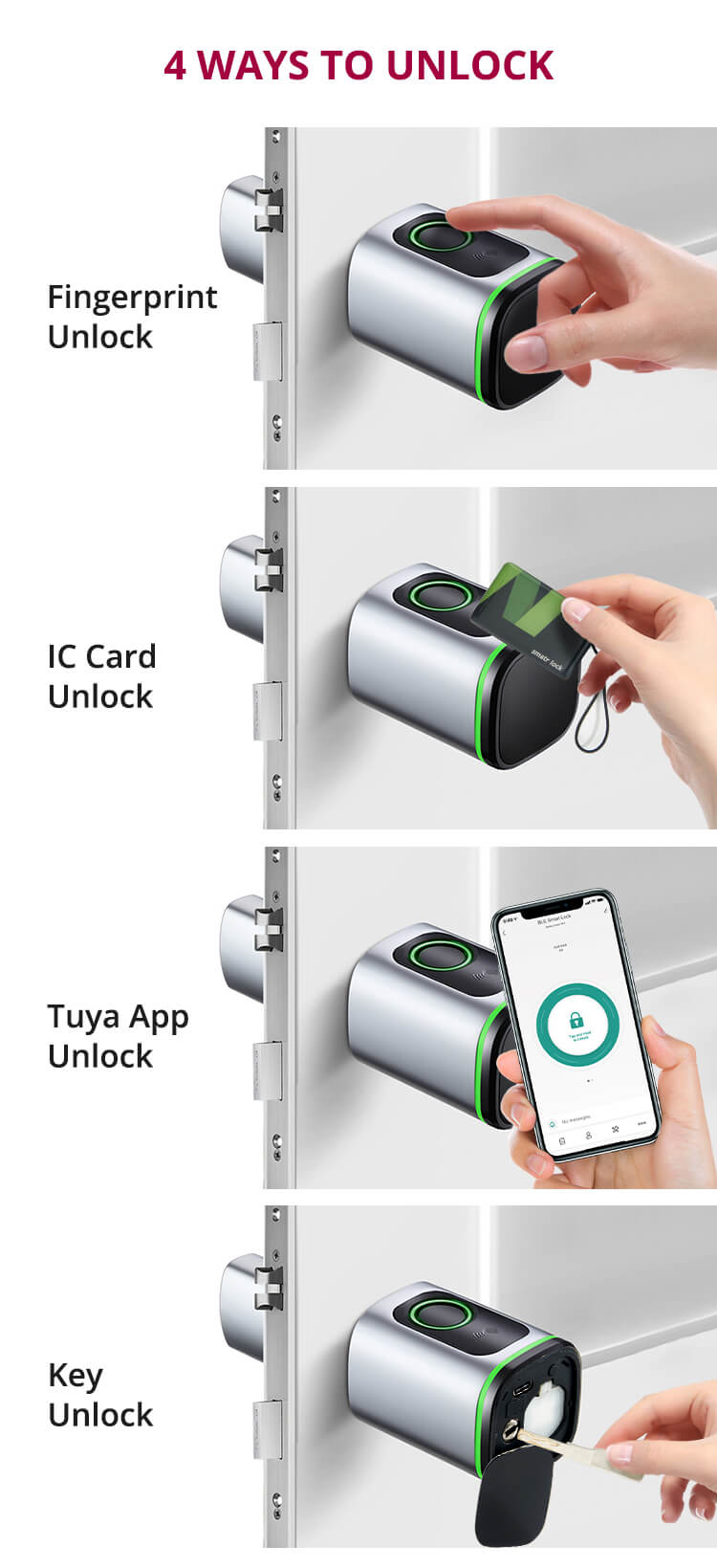 keyless smart cylinders