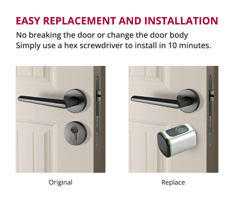 keyless smart lock cylinders