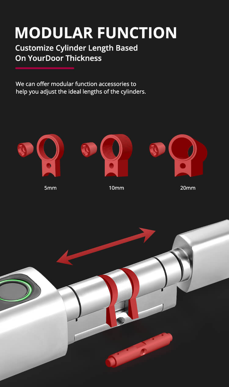 keyless smart lock cylinders