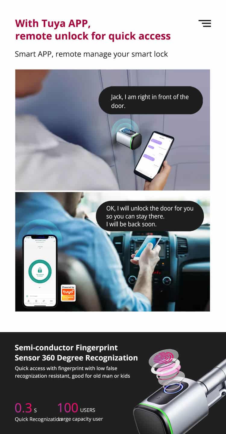 keyless smart lock cylinders