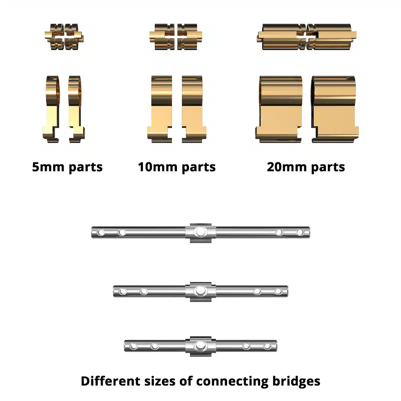 Modular system function european profile telescopic pin brass lock cylinder