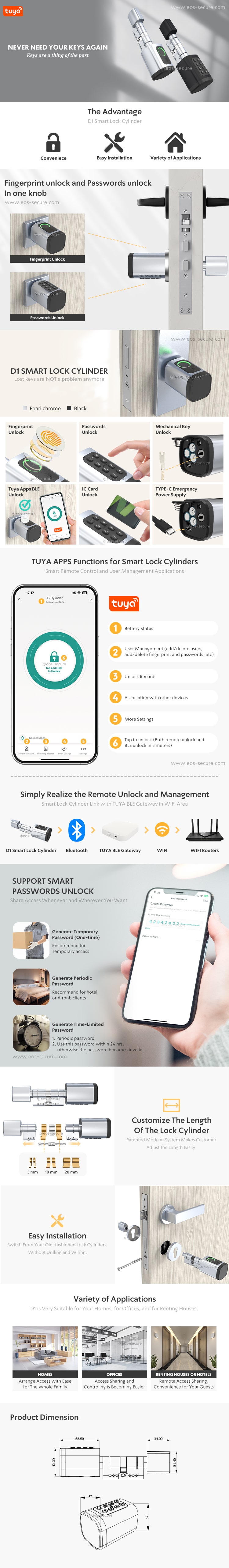 smart lock cylinder