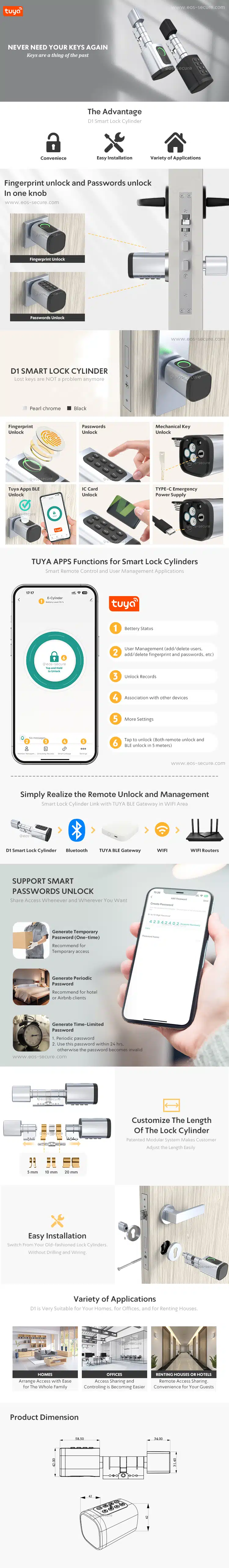 smart lock cylinder